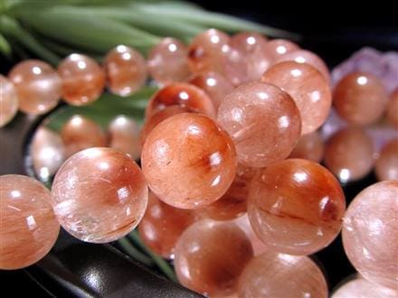 レッドルチルクォーツ ブレスレット 夫婦円満 子宝 オレンジルチル