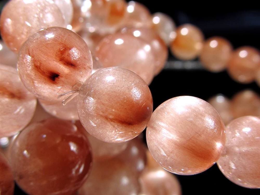 レッドルチルクォーツ ブレスレット 夫婦円満 子宝 オレンジルチル