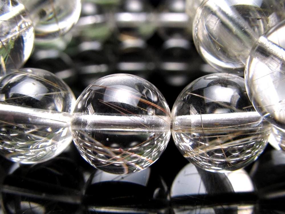 ルチルクォーツ シルバールチル ブレスレット ルチレイテッドクォーツ 金紅石