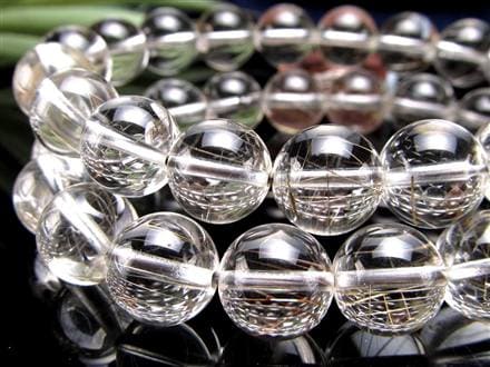 ルチルクォーツ シルバールチル ブレスレット ルチレイテッドクォーツ 金紅石