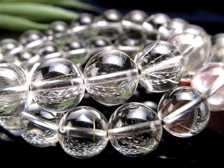 ルチルクォーツ シルバールチル ブレスレット ルチレイテッドクォーツ 金紅石