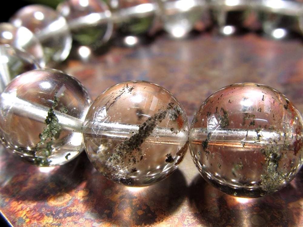 ガーデンクォーツ グリーン 庭園水晶 ブレスレット クローライト