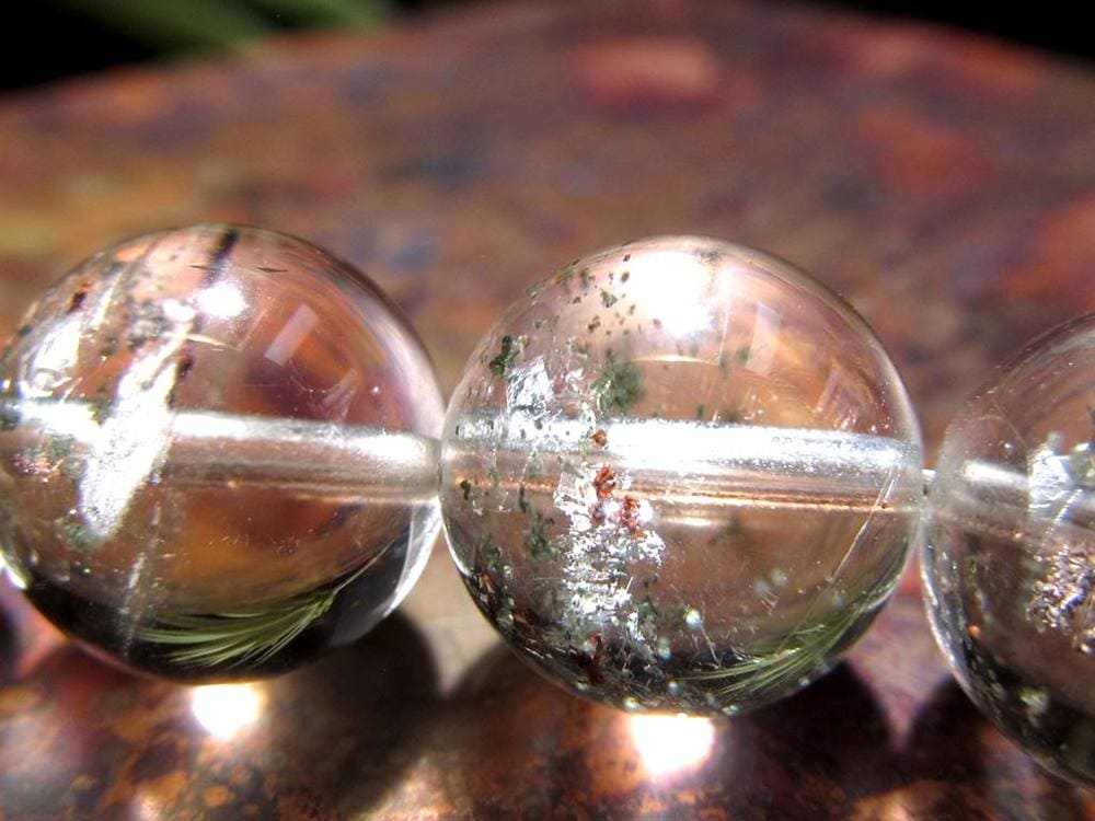 ガーデンクォーツ グリーン 庭園水晶 ブレスレット クローライト