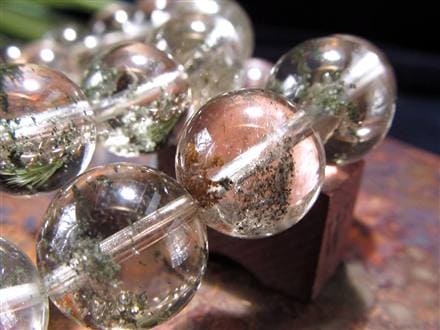 ガーデンクォーツ グリーン 庭園水晶 ブレスレット クローライト