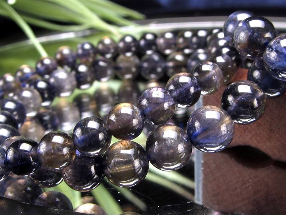 アイオライト 菫青石 ブレスレット 3月の誕生石