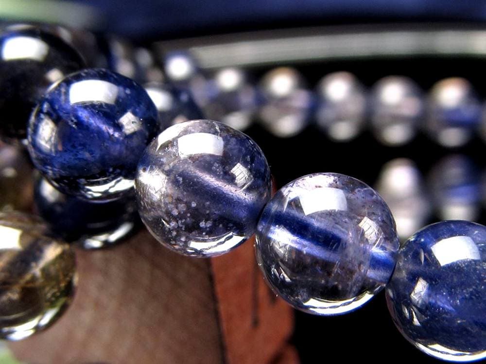 アイオライト 菫青石 ブレスレット 3月の誕生石