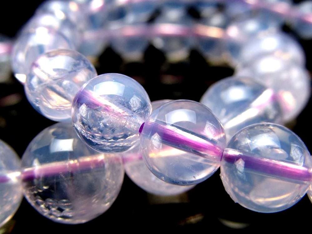 特殊カラー ムーンライトアメジスト スコロライト ブレスレット 2月の誕生石