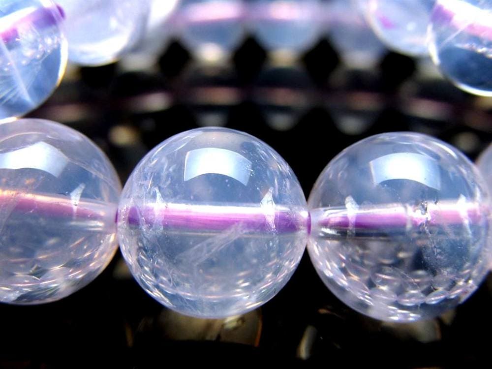 特殊カラー ムーンライトアメジスト スコロライト ブレスレット 2月の誕生石