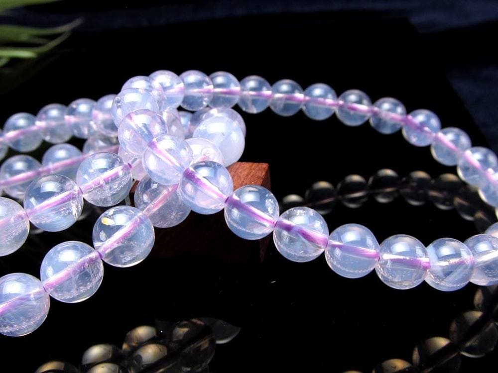 特殊カラー ムーンライトアメジスト スコロライト ブレスレット 2月の誕生石