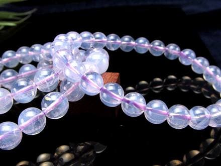 特殊カラー ムーンライトアメジスト スコロライト ブレスレット 2月の誕生石