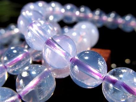特殊カラー ムーンライトアメジスト スコロライト ブレスレット 2月の誕生石