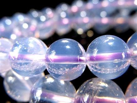 特殊カラー ムーンライトアメジスト スコロライト ブレスレット 2月の誕生石