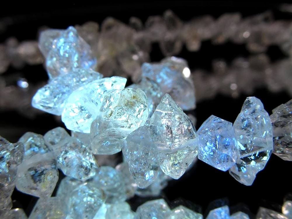 オイルインクォーツ 結晶 石油入り水晶 ブレスレット アジャスター金具付