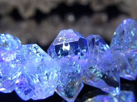 オイルインクォーツ 結晶 石油入り水晶 ブレスレット アジャスター金具付