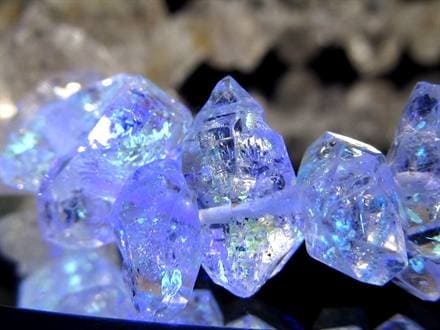オイルインクォーツ 結晶 石油入り水晶 ブレスレット アジャスター金具付
