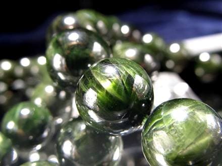 クロムダイオプサイト 緑色透輝石 ブレスレット ダイオプサイト ダイオプサイド