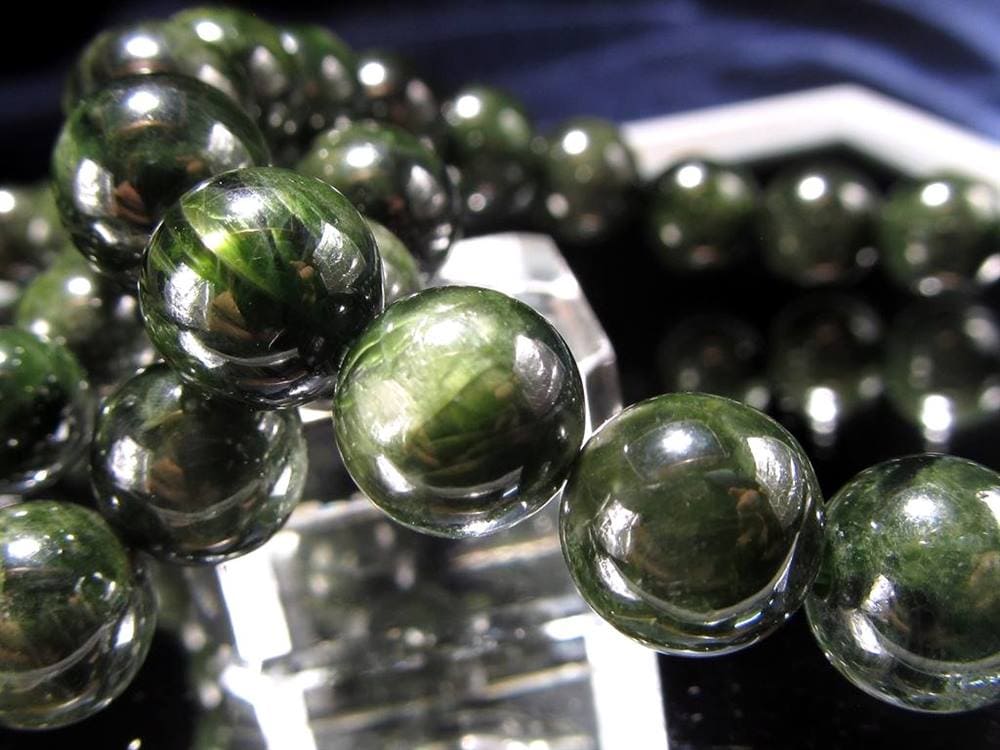 クロムダイオプサイト 緑色透輝石 ブレスレット ダイオプサイト ダイオプサイド