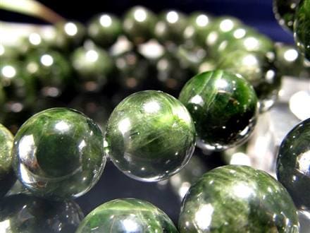 クロムダイオプサイト 緑色透輝石 ブレスレット ダイオプサイト ダイオプサイド