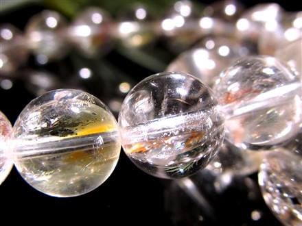 天然水晶 クォーツ アイリス レインボー ライモナイト ブレスレット
