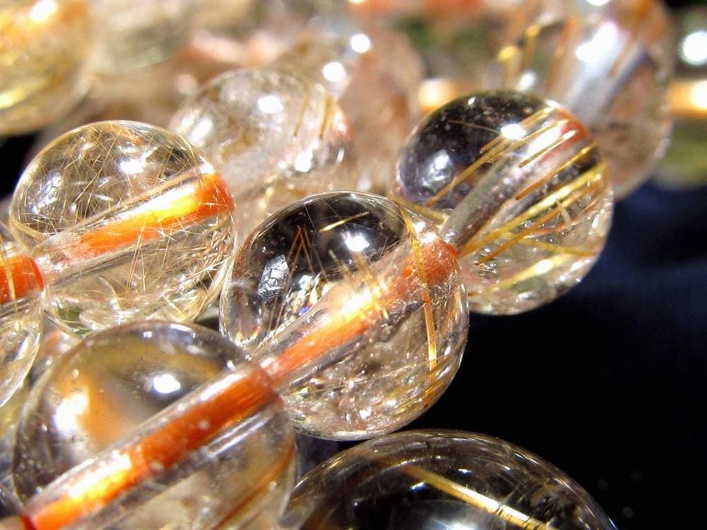 ルチル ゴールドルチル ブレスレット 金運 ルチルクォーツ