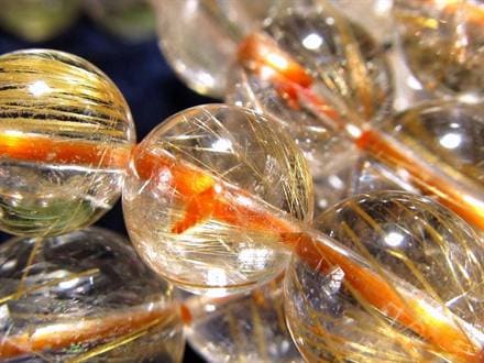 ルチル ゴールドルチル ブレスレット 金運 ルチルクォーツ
