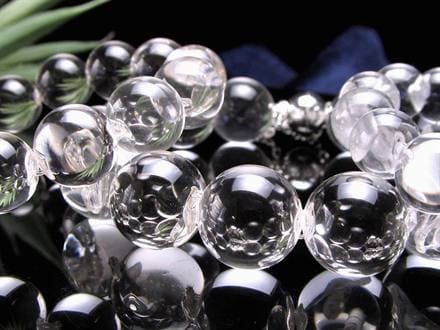 水晶 クリスタル ブレスレット クオーツ サイドドリル 横穴 天然石 パワーストーン