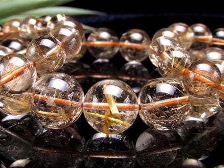 ルチル ゴールドルチル ブレスレット 金運 ルチルクォーツ