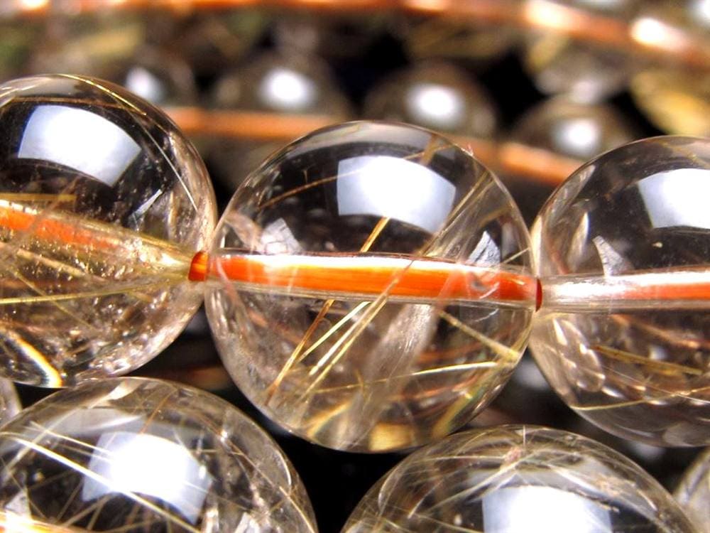 ルチル ゴールドルチル ブレスレット 金運 ルチルクォーツ
