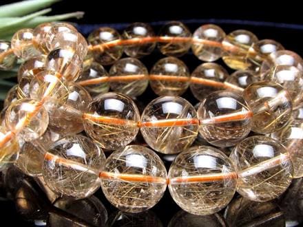 ルチル ゴールドルチル ブレスレット 金運 ルチルクォーツ