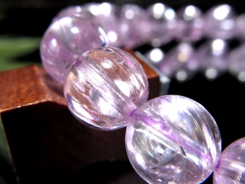 スポデューメン キャッツアイ クンツァイト リチア輝石 ブレスレット