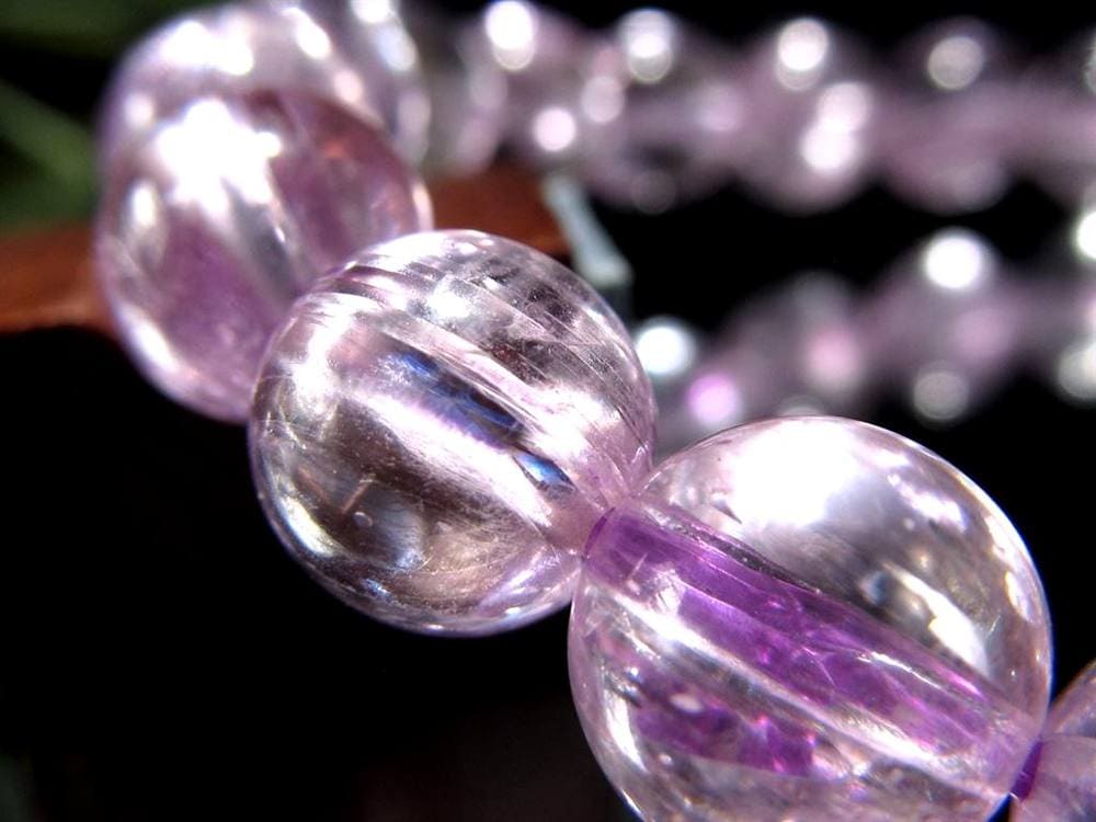 スポデューメン キャッツアイ クンツァイト リチア輝石 ブレスレット