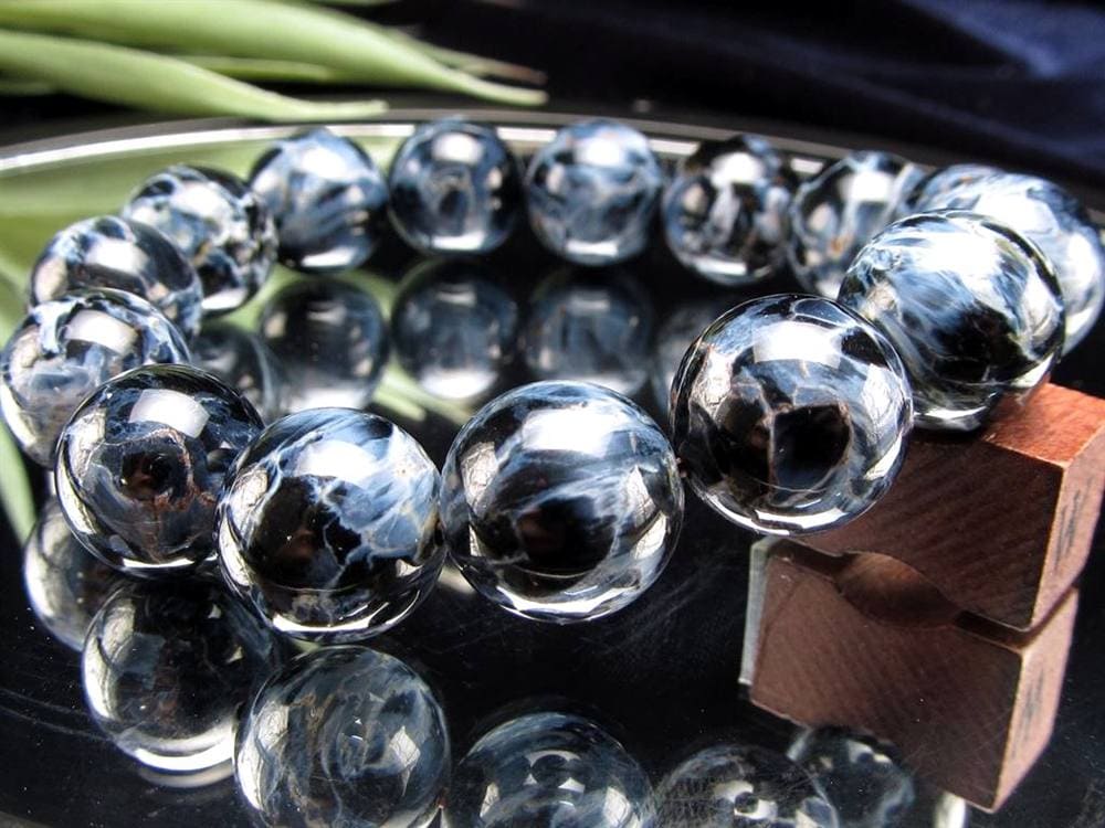 ピーターサイト ブレスレット ブルーピーターサイト テンペストストーン 嵐の石