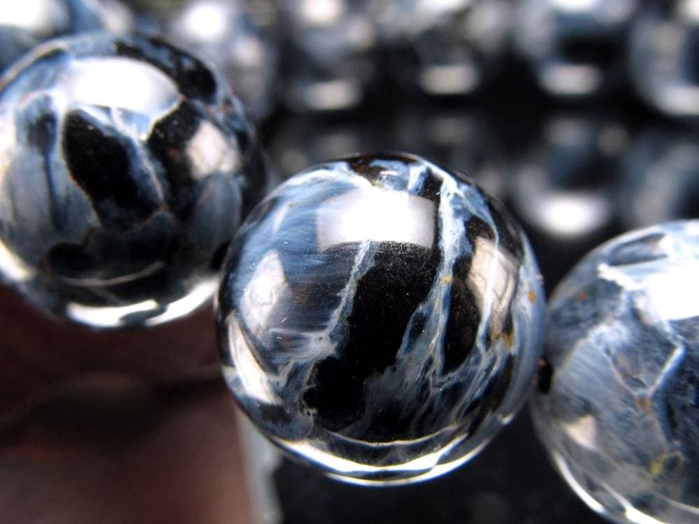 ピーターサイト ブレスレット ブルーピーターサイト テンペストストーン 嵐の石