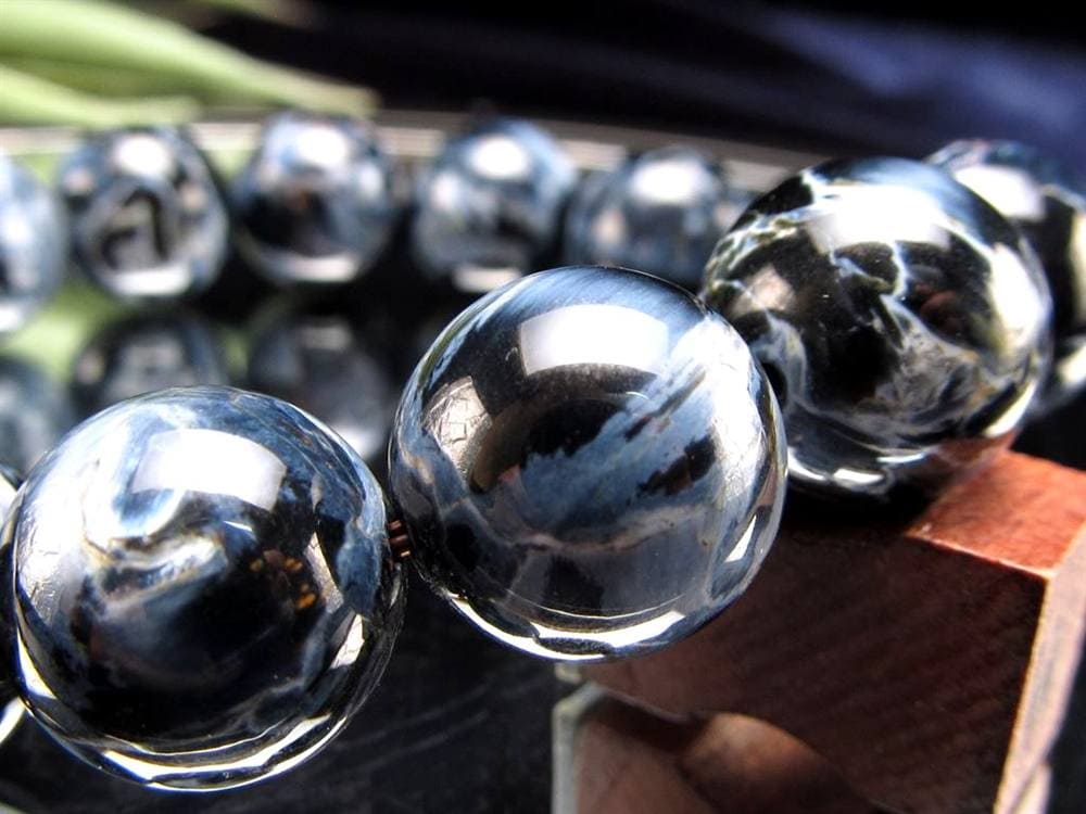 ピーターサイト ブレスレット ブルーピーターサイト テンペストストーン 嵐の石