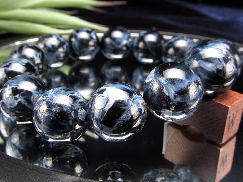 ピーターサイト ブレスレット ブルーピーターサイト テンペストストーン 嵐の石