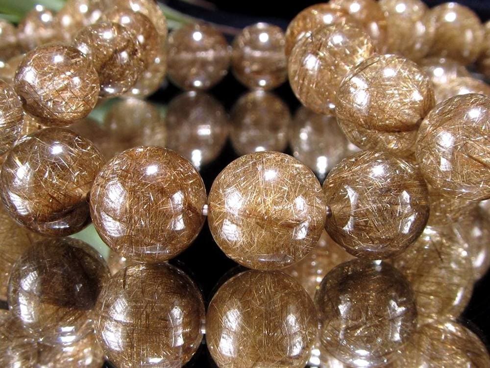 シルバールチル ルチルクォーツ ブレスレット シルバールチルクォーツ 二酸化チタン 仕事運