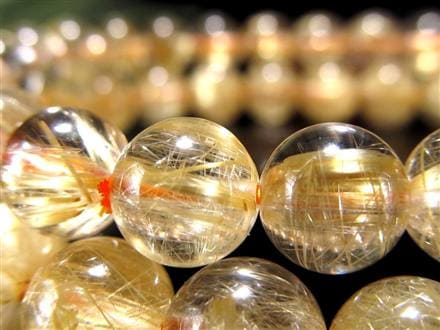 ゴールド ルチル クォーツ ブレスレット 金運