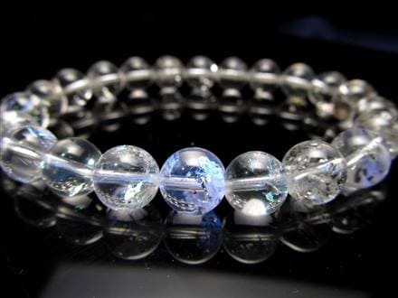 オイル インクォーツ 石油入り水晶 ブレスレット パキスタン産