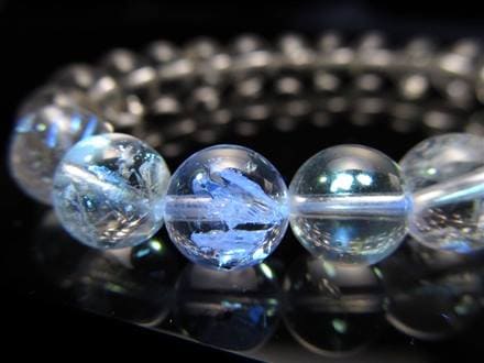 オイル インクォーツ 石油入り水晶 ブレスレット パキスタン産