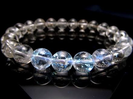 オイル インクォーツ 石油入り水晶 ブレスレット パキスタン産