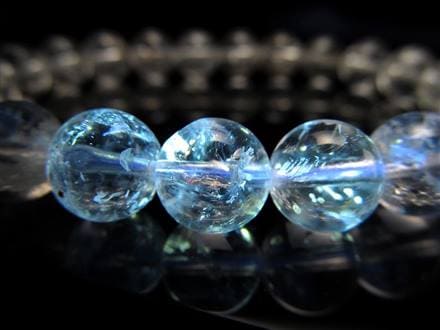 オイル インクォーツ 石油入り水晶 ブレスレット パキスタン産