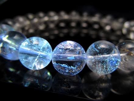 オイル インクォーツ 石油入り水晶 ブレスレット パキスタン産