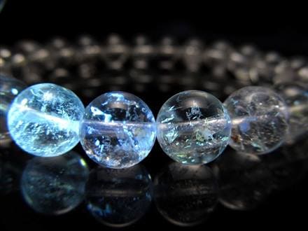 オイル インクォーツ 石油入り水晶 ブレスレット パキスタン産