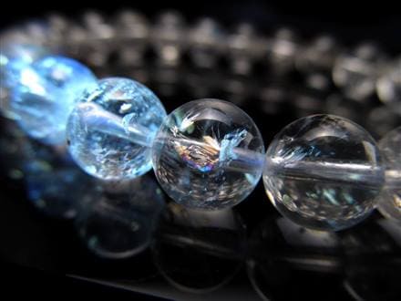 オイル インクォーツ 石油入り水晶 ブレスレット パキスタン産