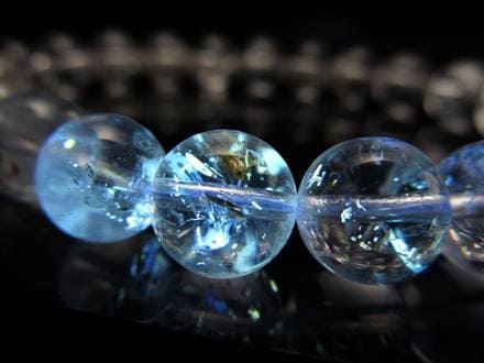 オイル インクォーツ 石油入り水晶 ブレスレット パキスタン産