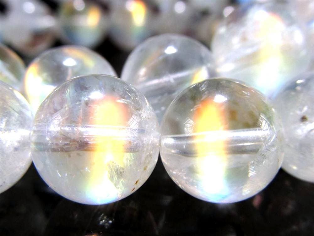 レインボームーンストーン ムーンストーン ブレスレット ホワイトラブラドライト Moonstone