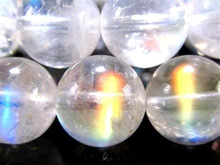 レインボームーンストーン ムーンストーン ブレスレット ホワイトラブラドライト Moonstone