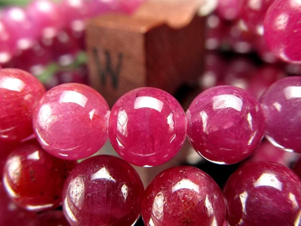 ルビー 紅玉 ブレスレット コランダム 7月の誕生石