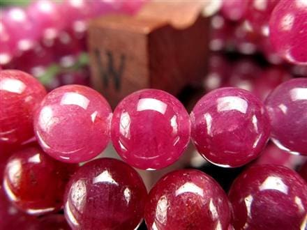 ルビー 紅玉 ブレスレット コランダム 7月の誕生石