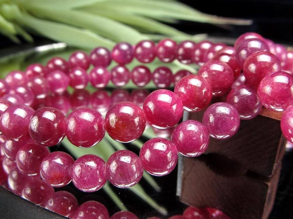 ルビー 紅玉 ブレスレット コランダム 7月の誕生石